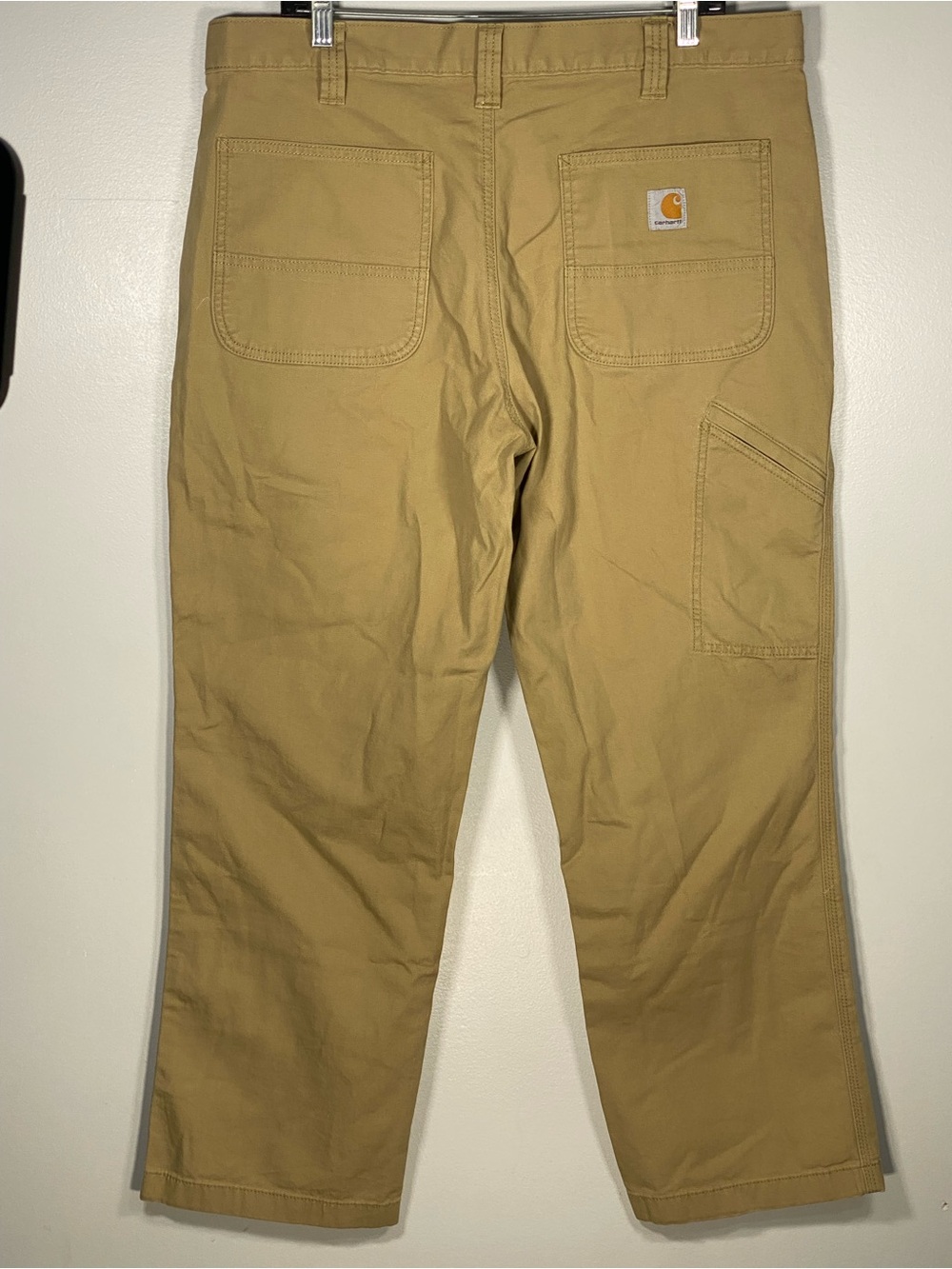 Carhartt Men’s Khaki/Tan Canvas Cargo Work Pants